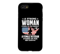 Custodia per iPhone SE (2020) / 7/8 Una donna forte veterana si batte per il suo paese