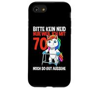 Custodia per iPhone SE (2020) / 7/8 Unicorn 70° Compleanno Per Favore, Niente Invidia - 70 Anni