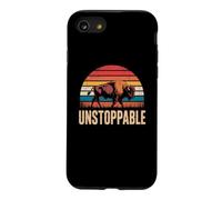 Custodia per iPhone SE (2020) / 7/8 Unstoppable Buffalo Bison Outdoor Vintage Graphic