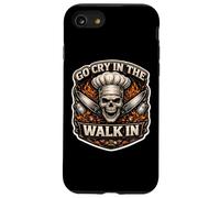 Custodia per iPhone SE (2020) / 7/8 Vai a piangere mentre cammina con Tough New Chef Assistant Assistant Skull