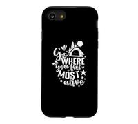 Custodia per iPhone SE (2020) / 7/8 vai dove ti senti più vivo Camping Vacation