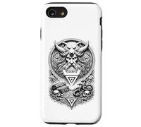 Custodia per iPhone SE (2020) / 7/8 Veles Simbolo Rune Slavo Pagano Sciamano Totem Arte