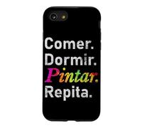Custodia per iPhone SE (2020) / 7/8 Venere. Dormir. Pintar. Repita. - Spagnolo