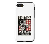 Custodia per iPhone SE (2020) / 7/8 Ventaglio musicale americano per il 250° anniversario rock stile 1776-2026