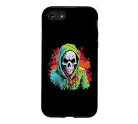 Custodia per iPhone SE (2020) / 7/8 Vibranti orrori non morti che infestano personaggi di Halloween Merch
