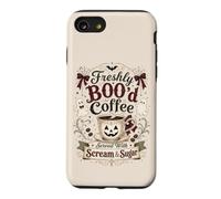 Custodia per iPhone SE (2020) / 7/8 Vintage Halloween Coffee Lover Spettrale Mattina Umorismo