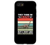Custodia per iPhone SE (2020) / 7/8 Vintage pensano che io sia pazzo, ma mi piace proprio il brachiosauro