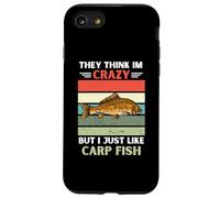 Custodia per iPhone SE (2020) / 7/8 Vintage pensano che io sia pazzo, ma mi piace solo carp fish lover