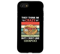 Custodia per iPhone SE (2020) / 7/8 Vintage pensano che io sia pazzo, ma mi piace solo Cevapcici Lover