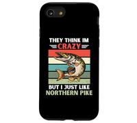Custodia per iPhone SE (2020) / 7/8 Vintage pensano che io sia pazzo, ma mi piace solo il luccio settentrionale