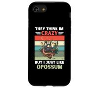 Custodia per iPhone SE (2020) / 7/8 Vintage Pensano Im Pazzo Ma Mi Piace Proprio Come Opossum Lover