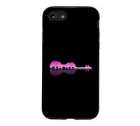 Custodia per iPhone SE (2020) / 7/8 Violino Lago Ombra Amore Riflessi Silhouette Violinista