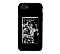 Custodia per iPhone SE (2020) / 7/8 Voglio solo darti i brividi morti teschio gotico astronauta