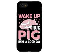Custodia per iPhone SE (2020) / 7/8 Wake Up Hug Pig Buona giornata