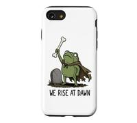 Custodia per iPhone SE (2020) / 7/8 We Rise At Dawn Season Spooky Frog Meme Zombie Halloween