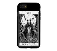 Custodia per iPhone SE (2020) / 7/8 Wendigo Monster Cryptid Mitico Bestia Tarocchi