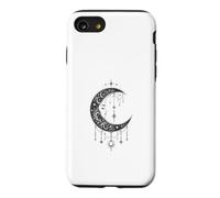 Custodia per iPhone SE (2020) / 7/8 Witchy Crescent Moon Gothic Celestial Lunar Design
