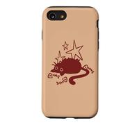 Custodia per iPhone SE (2020) / 7/8 Y2K 90s Pigro Paffuto Tomcat Cat di Fish Bones Stargazing