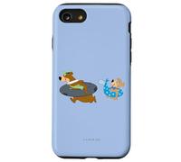 Custodia per iPhone SE (2020) / 7/8 Yogi Bear Yogi and Boo Boo Going Swimming