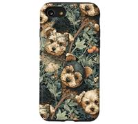 Custodia per iPhone SE (2020) / 7/8 Yorkshire Terrier Cuccioli Giardino Fiorito