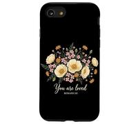 Custodia per iPhone SE (2020) / 7/8 You Are Loved Romans 5:8 Cristiano Floreale Fede Religiosa