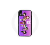 Custodia per iPhone X BTS TinyTAN Animazione Poster RM Jin Suga J-Hope Jimin Jungkook E V Mic Drop Danza