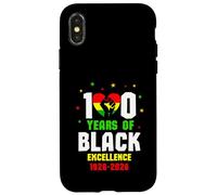 Custodia per iPhone X/XS 100 Years of Black Excellence 1926-2026 Celebration African