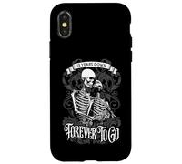Custodia per iPhone X/XS 13 anni giù per sempre per andare coppia gotica 13 ° anniversario