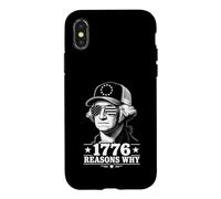 Custodia per iPhone X/XS 1776 Motivi per cui divertente 4 luglio George Washington