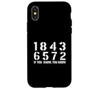 Custodia per iPhone X/XS 18436572 Se conosci Ordine di sparare V8 Engine Big Block Lover