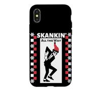 Custodia per iPhone X/XS 2 Tone Ska Skankin All The Way Christmas