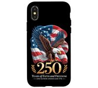 Custodia per iPhone X/XS 250 Years One Nation Under God - Eagle 1776 Faith American