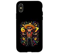 Custodia per iPhone X/XS 6 7 Cinco de Mayo Six 67 Sei sette meme divertenti Ragazzo Bambini Giovani