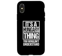 Custodia per iPhone X/XS A Hungary Thing You Wouldn't Understand Budapest Hungarian