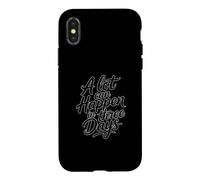 Custodia per iPhone X/XS A Lot Can Happen In Three Days