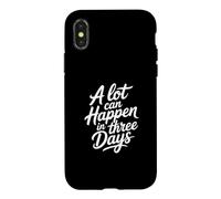 Custodia per iPhone X/XS A Lot Can Happen In Three Days