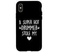 Custodia per iPhone X/XS A Super Hot Drummer Stole My Heart