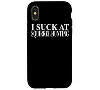 Custodia per iPhone X/XS Abbigliamento da caccia scoiattolo | Divertente design dei cacciatori incredibili
