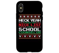 Custodia per iPhone X/XS Abbigliamento da consulente scolastico - Design divertente per consulenti