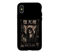 Custodia per iPhone X/XS Abbigliamento da strada manga gotico Fallen Angel