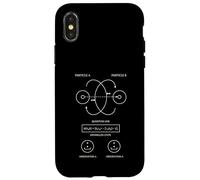 Custodia per iPhone X/XS Abbigliamento grafico Teoria della scienza della fisica dell'entanglement quantistico