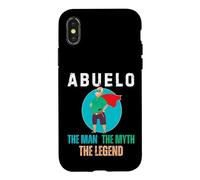 Custodia per iPhone X/XS Abuelo The Man The Myth The Legend - Hispanic Grandpa
