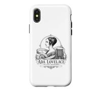 Custodia per iPhone X/XS Ada Lovelace Primo programmatore Portrait Science Pioneer
