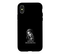 Custodia per iPhone X/XS Addolorata Madre Mater Dolorosa Cattolica