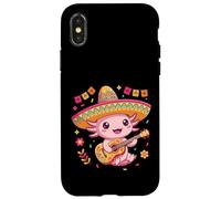 Custodia per iPhone X/XS Adorabile Axolotl Mariachi Fiesta