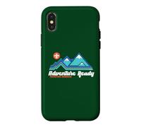 Custodia per iPhone X/XS Adventure Ready Scouting America Outdoor Mountains Hiking