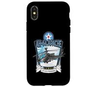 Custodia per iPhone X/XS Aereo militare americano AH-64 Longbow