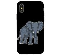 Custodia per iPhone X/XS Africa - India - Animali - Elefante