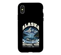 Custodia per iPhone X/XS Alaska Cruise Glacier National Park Dal 1980 Alaska
