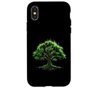Custodia per iPhone X/XS Albero binario Computer Coding Programmer Sviluppo